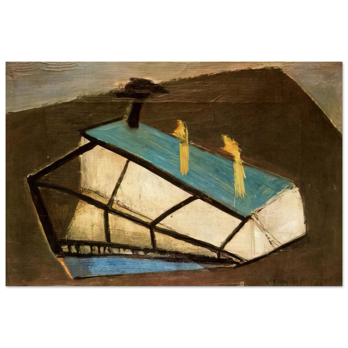 Cedar - 1932 - Maria Helena Vieira da Silva Art Prints - 100x150 cm / 40x60″ inches | Maria Helena Vieira da Silva Poster | Maria Helena Vieira da Silva Prints