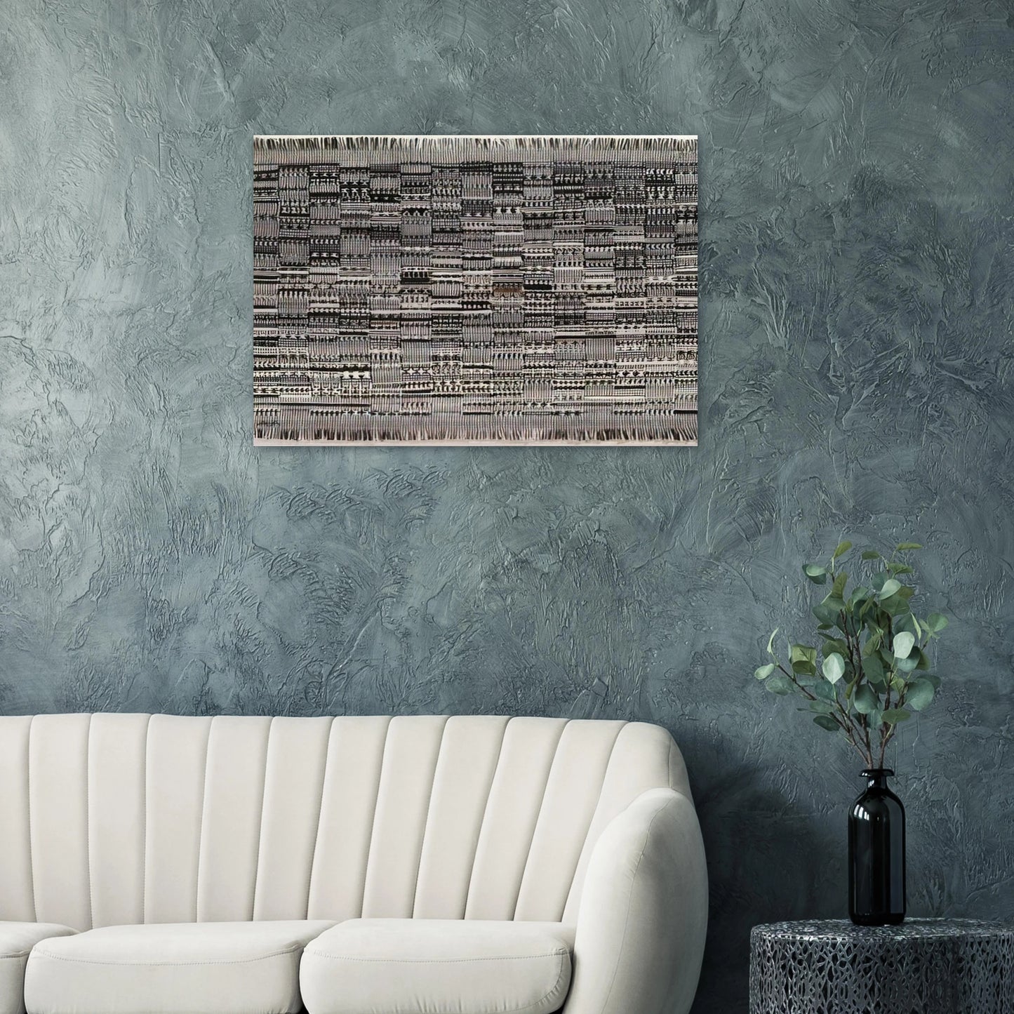 OPEN LETTER 1958 - Anni Albers Brushed Aluminum Print - 70x100 cm / 28x40 inches | Anni Albers Aluminum Print | Anni Albers Prints