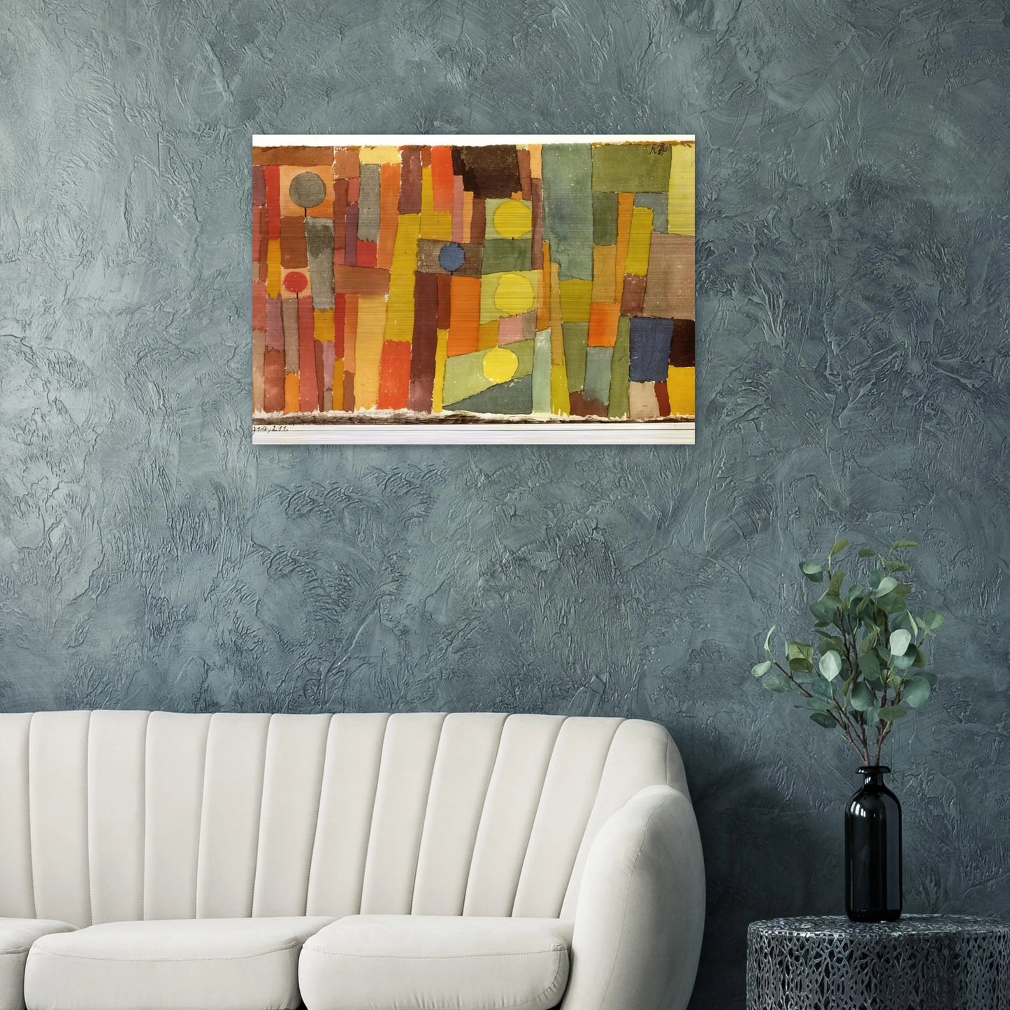 IN THE STYLE OF KAIROUAN 1914 - Paul Klee Brushed Aluminum Print - 70x100 cm / 28x40 inches | Paul Klee Aluminum Print | Paul Klee Prints