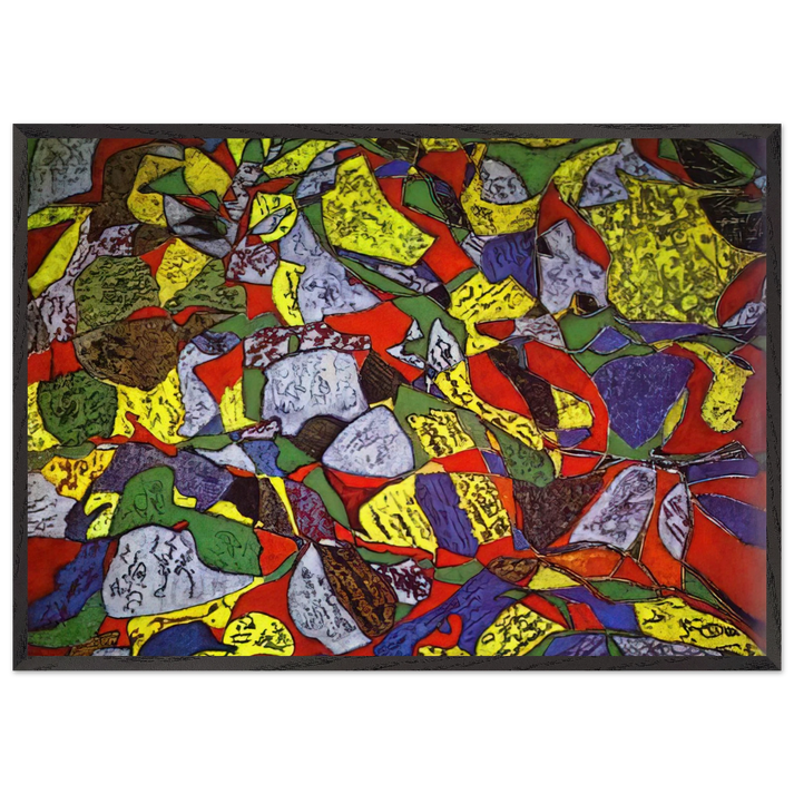 A Swallows Nest - Max Ernst 70x100 cm / 28x40 inches Framed Art Print – Black Wooden Frame