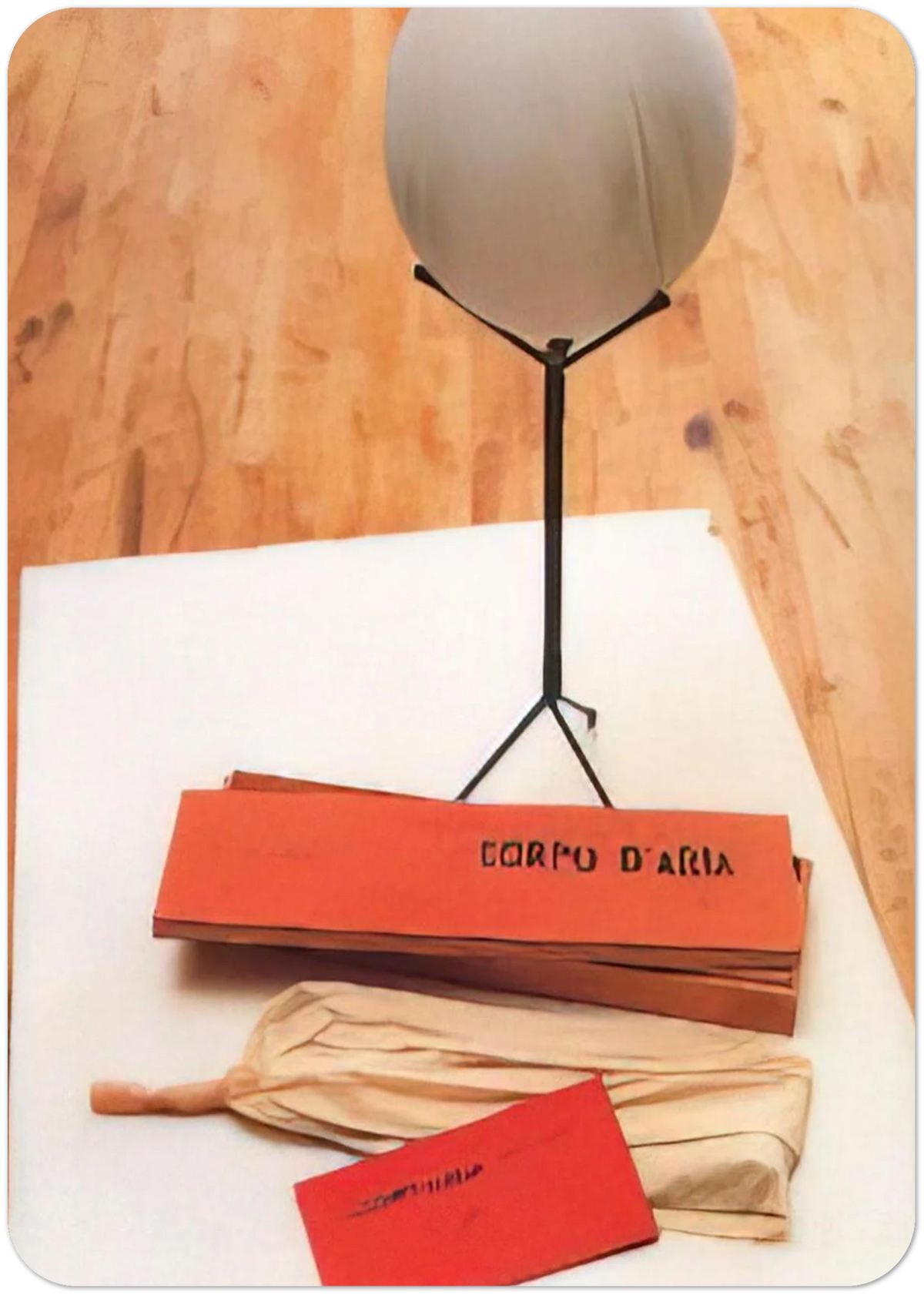 Body of Air By Piero Manzoni Pack of 10 Post Cards | Piero Manzoni Post Cards | A6 (10.5 x 14.8 cm) - 4.1 x 5.8 inches