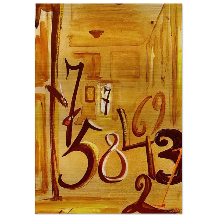 THE MAIDS IN WAITING LAS MENINAS - Salvador Dali Brushed Aluminum Print - 70x100 cm / 28x40 inches | Salvador Dali Aluminum Print | Salvador Dali Prints