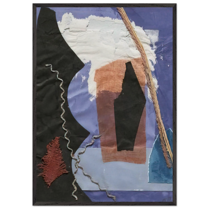 Number 226 - Abstract Expressionism - Anne Ryan 70x100 cm / 28x40 inches Framed Art Print – Black Wooden Frame