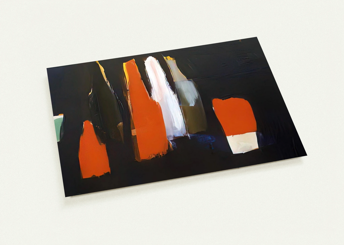 Bouteilles - Art Informel By Nicolas de Stael Pack of 10 Post Cards | Nicolas de Stael Post Cards | A6 (10.5 x 14.8 cm) - 4.1 x 5.8 inches