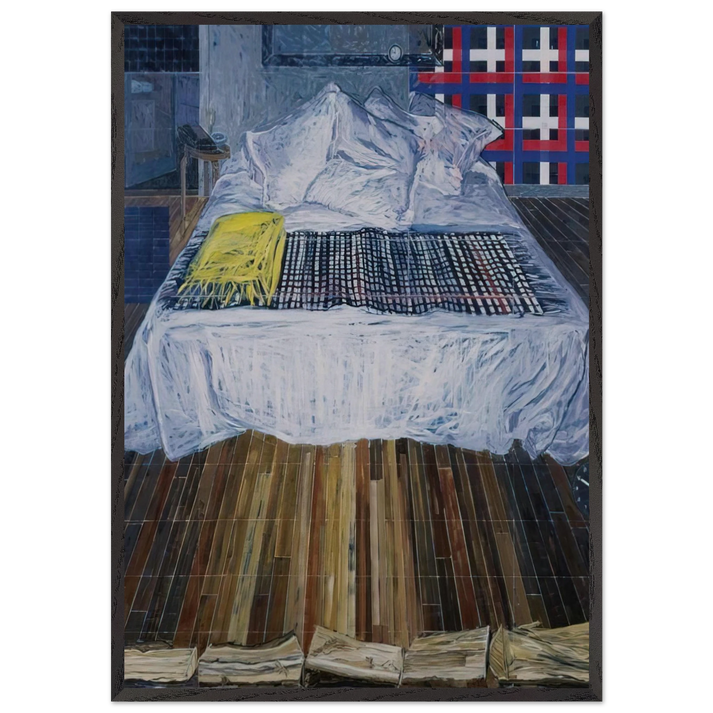 Ten PM - 1992 - Jennifer Bartlett 70x100 cm / 28x40 inches Framed Art Print – Black Wooden Frame