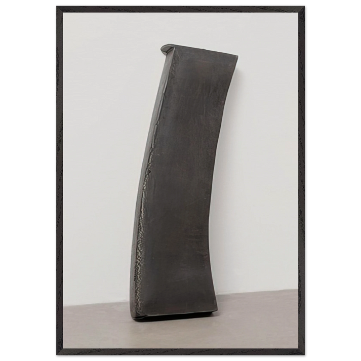 CHUNK 1967 - Richard Serra 70x100 cm / 28x40 inches Framed Art Print – Black Wooden Frame