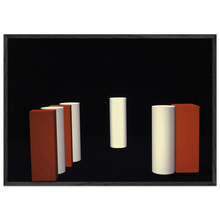 Ballet Neoconcreto 1 - 1958 - Lygia Pape 70x100 cm / 28x40 inches Framed Art Print – Black Wooden Frame