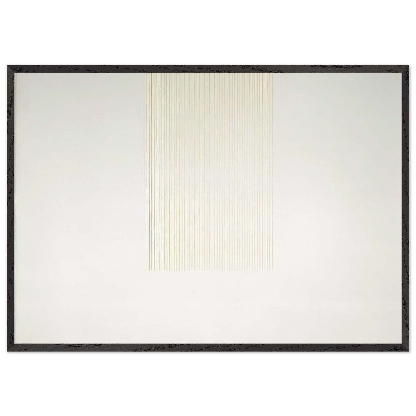 Untitled 1 - 1971 - Gene Davis 70x100 cm / 28x40 inches Framed Art Print – Black Wooden Frame