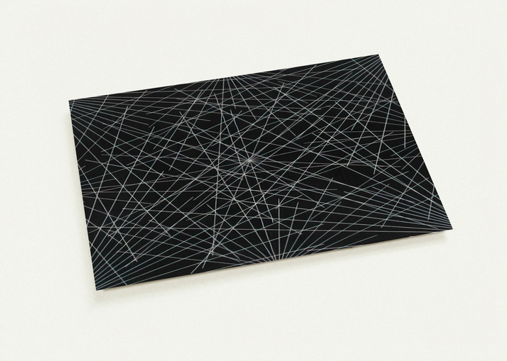 Lines From Corners, Sides the Centre, to Points on a Grid By Sol LeWitt Pack of 10 Post Cards | Sol LeWitt Post Cards | A6 (10.5 x 14.8 cm) - 4.1 x 5.8 inches