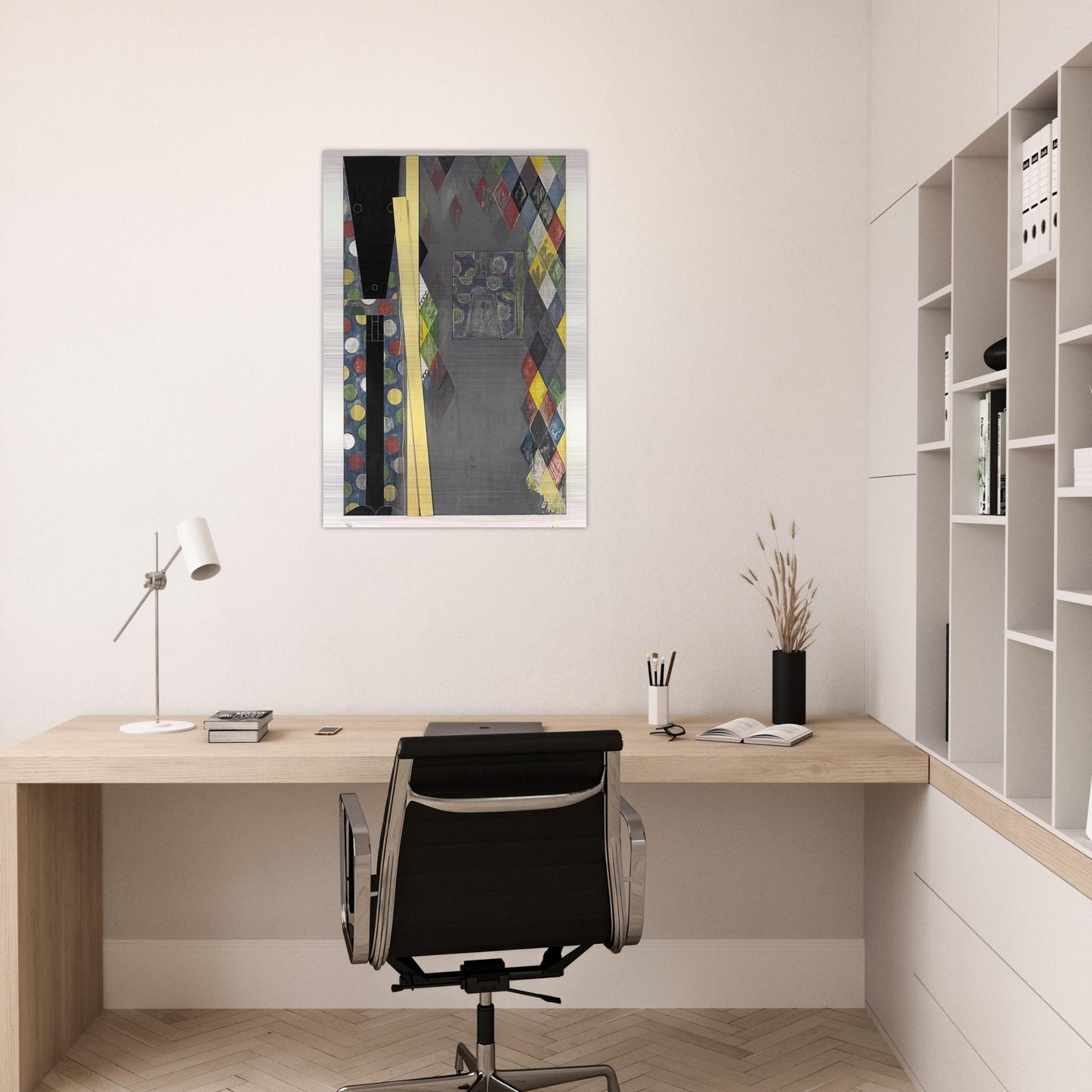 BUSHBABY 2004 - Jasper Johns Brushed Aluminum Print - 70x100 cm / 28x40 inches | Jasper Johns Aluminum Print | Jasper Johns Prints