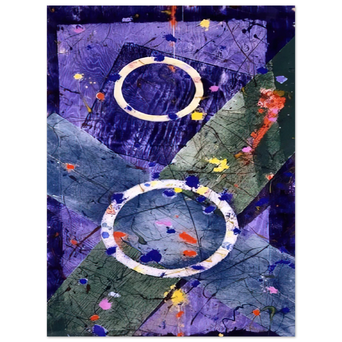 Sam Francis - Decent 75x100 cm / 30x40inches Fine Art Poster