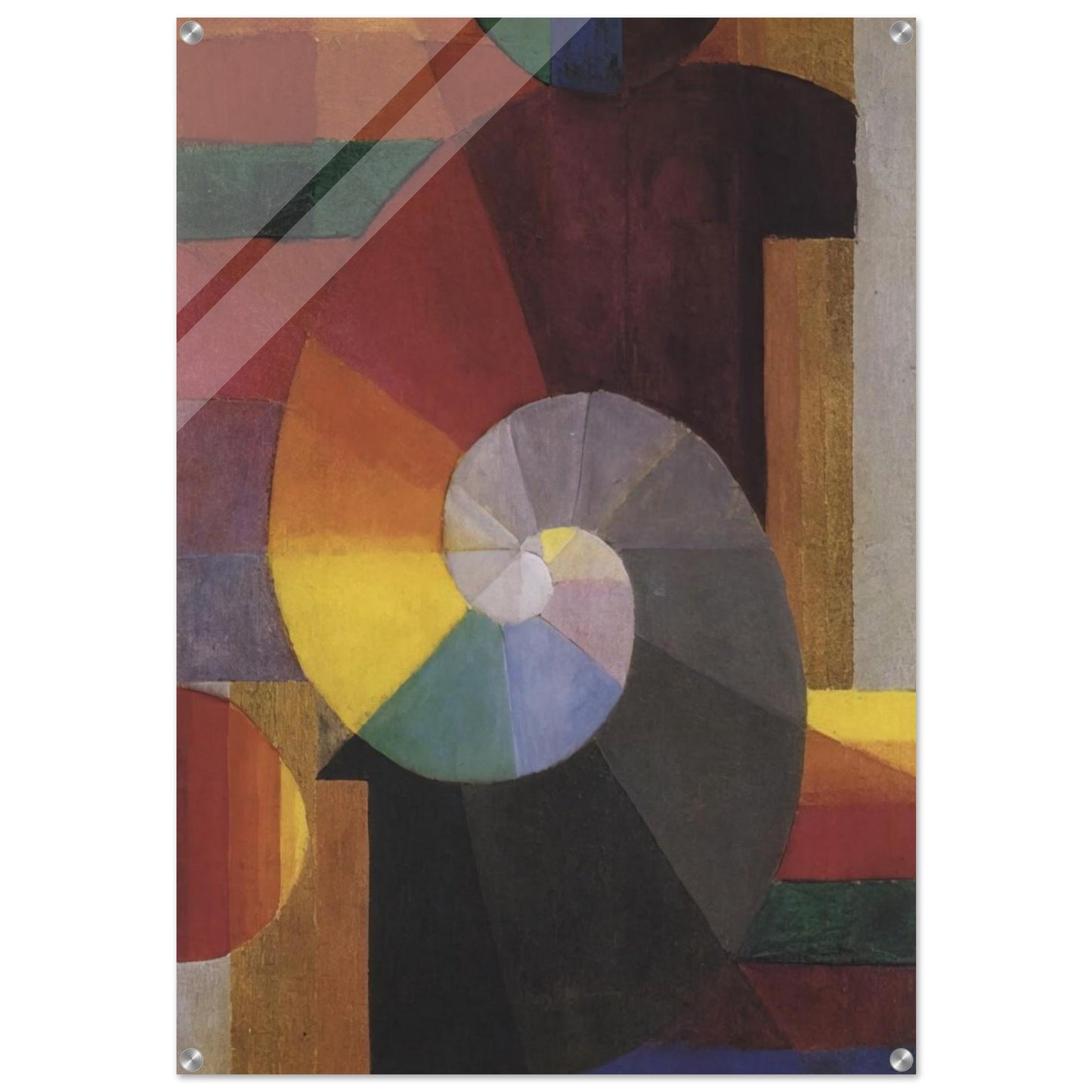 The Meeting - Johannes Itten Acrylic Print - 70x100 cm / 28x40″ inches