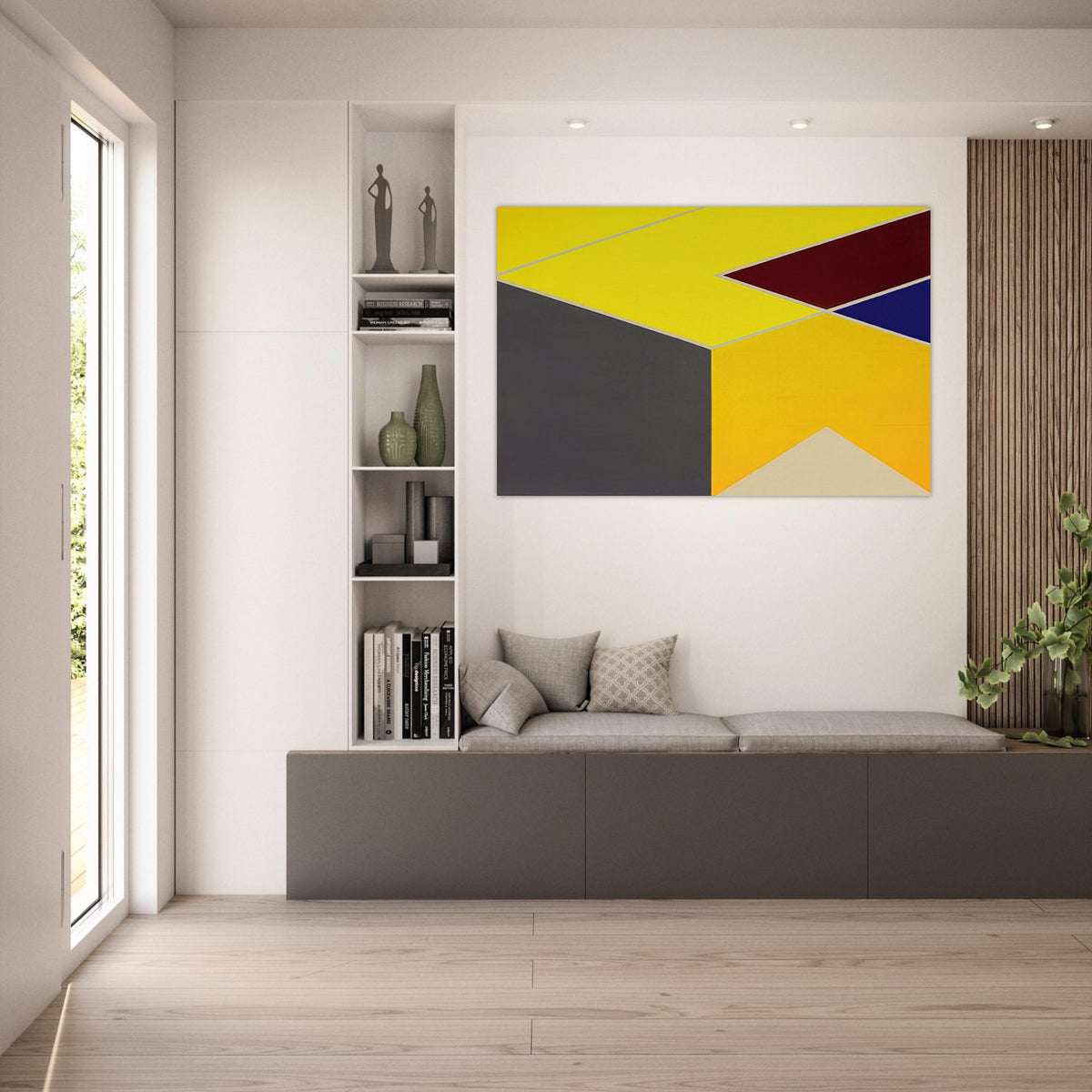 Diamond Cut Series - 1966 - Larry Zox Art Prints - 100x150 cm / 40x60″ inches | Larry Zox Poster | Larry Zox Prints