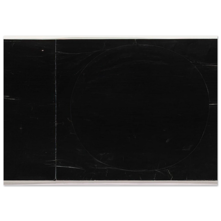 Black on Black - Ellsworth Kelly Brushed Aluminum Print - 70x100 cm / 28x40 inches | Ellsworth Kelly Aluminum Print | Ellsworth Kelly Prints