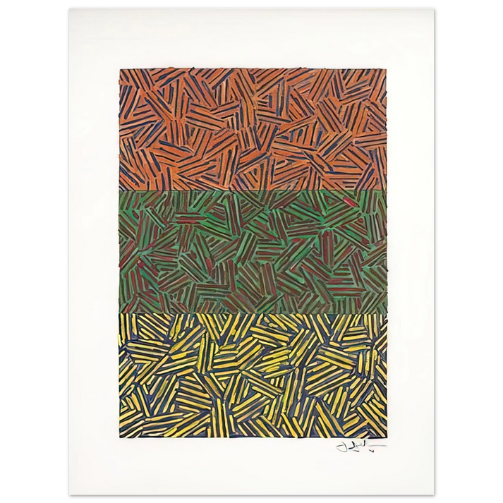 Jasper Johns - UNTITLED 1978 75x100 cm / 30x40inches Fine Art Poster