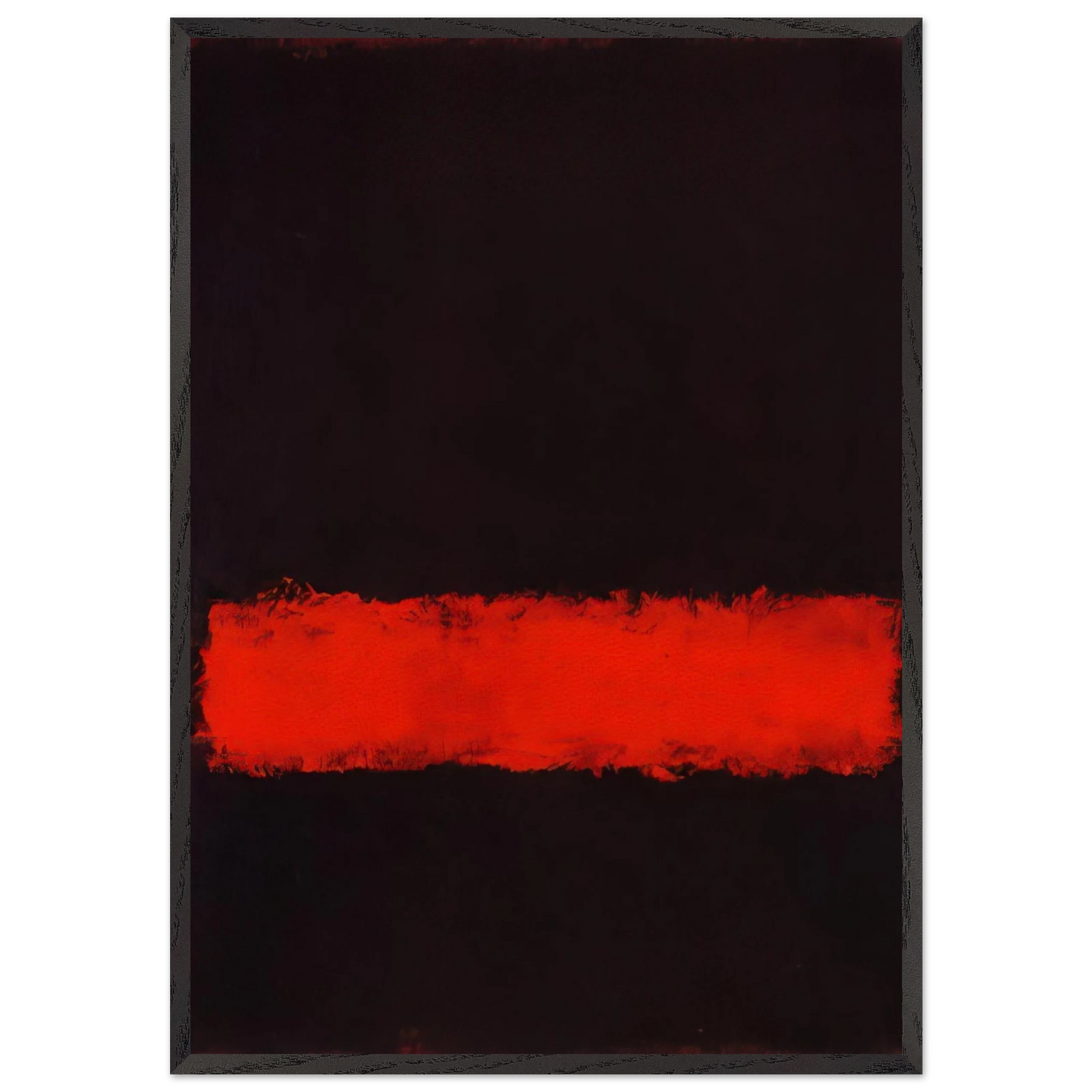 Black Red and Black - 1968 - Mark Rothko 70x100 cm / 28x40 inches Framed Art Print – Black Wooden Frame