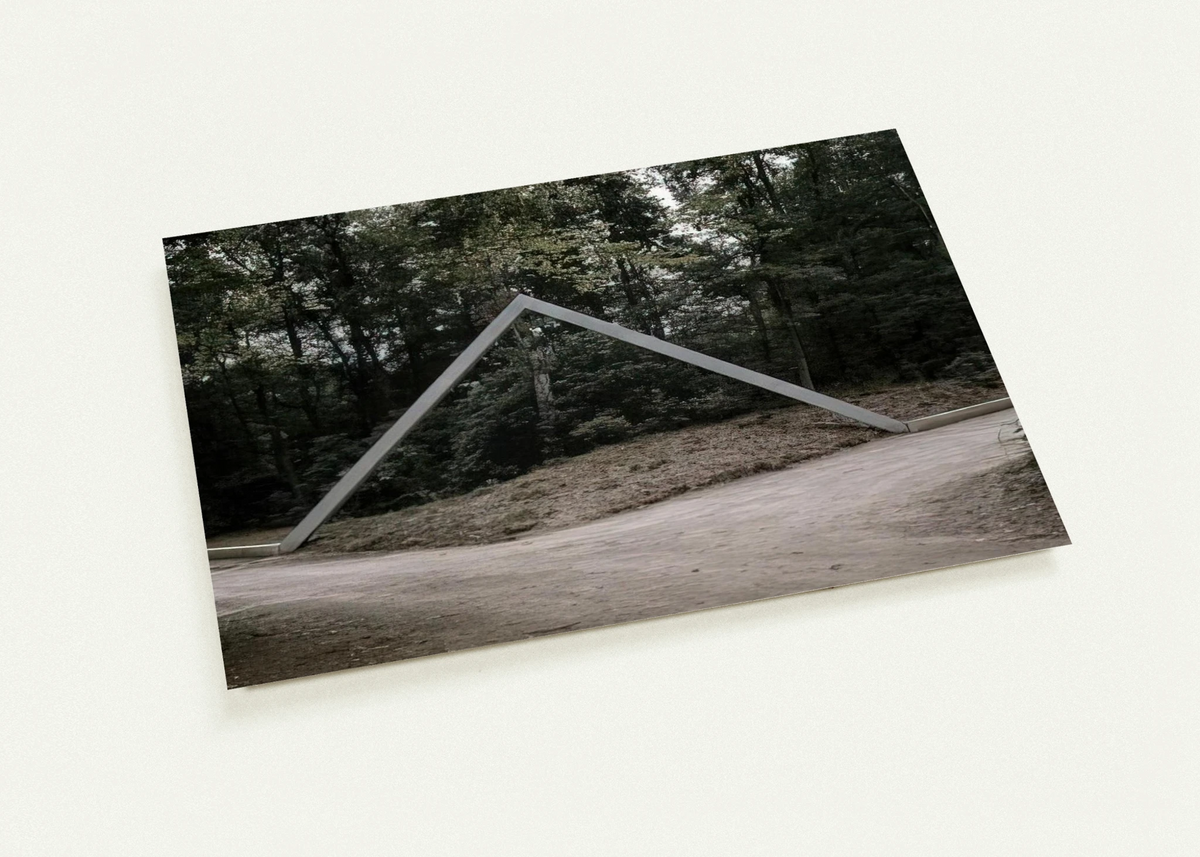 La plate-bande - 1988 By Francois Morellet Pack of 10 Post Cards | Francois Morellet Post Cards | A6 (10.5 x 14.8 cm) - 4.1 x 5.8 inches