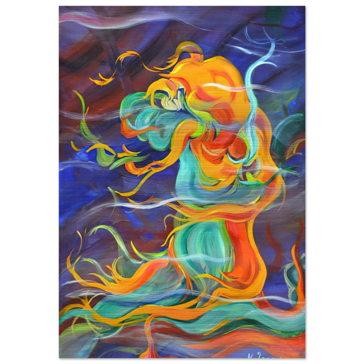 Wind - 1963 - Konrad Zuse Brushed Aluminum Print - 70x100 cm / 28x40 inches | Konrad Zuse Aluminum Print | Konrad Zuse Prints