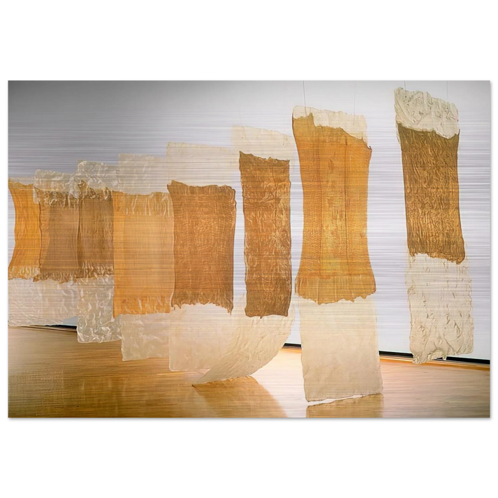 CONTINGENT 1968 - Eva Hesse Brushed Aluminum Print - 70x100 cm / 28x40 inches | Eva Hesse Aluminum Print | Eva Hesse Prints