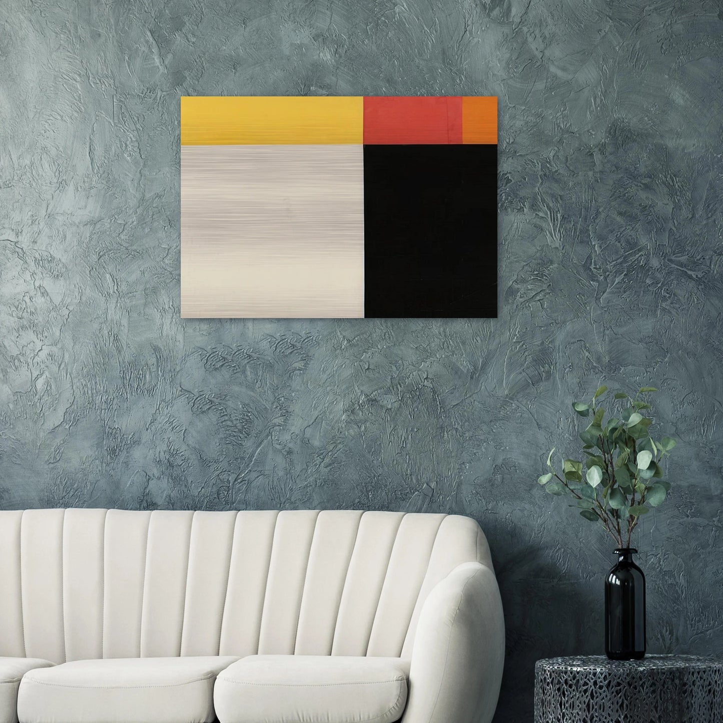 Study for Tiger - Ellsworth Kelly Brushed Aluminum Print - 70x100 cm / 28x40 inches | Ellsworth Kelly Aluminum Print | Ellsworth Kelly Prints