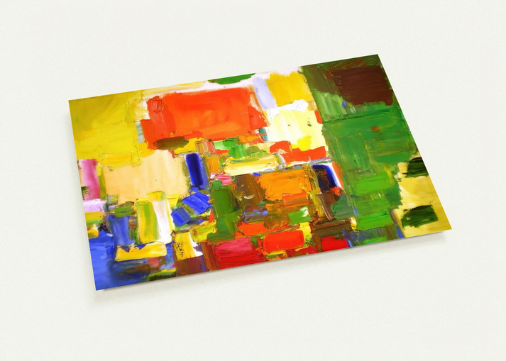 August Light By Hans Hofmann Pack of 10 Post Cards | Hans Hofmann Post Cards | A6 (10.5 x 14.8 cm) - 4.1 x 5.8 inches