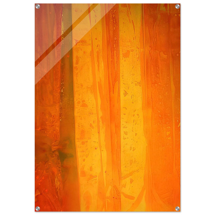 Pink Flutter - Sam Gilliam Acrylic Print - 70x100 cm / 28x40″ inches