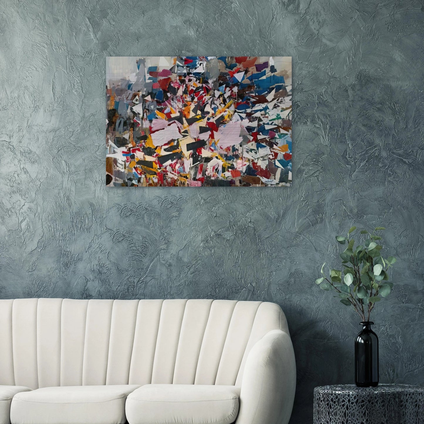 Upward Direction - 1988 - Robert Goodnough Brushed Aluminum Print - 70x100 cm / 28x40 inches | Robert Goodnough Aluminum Print | Robert Goodnough Prints