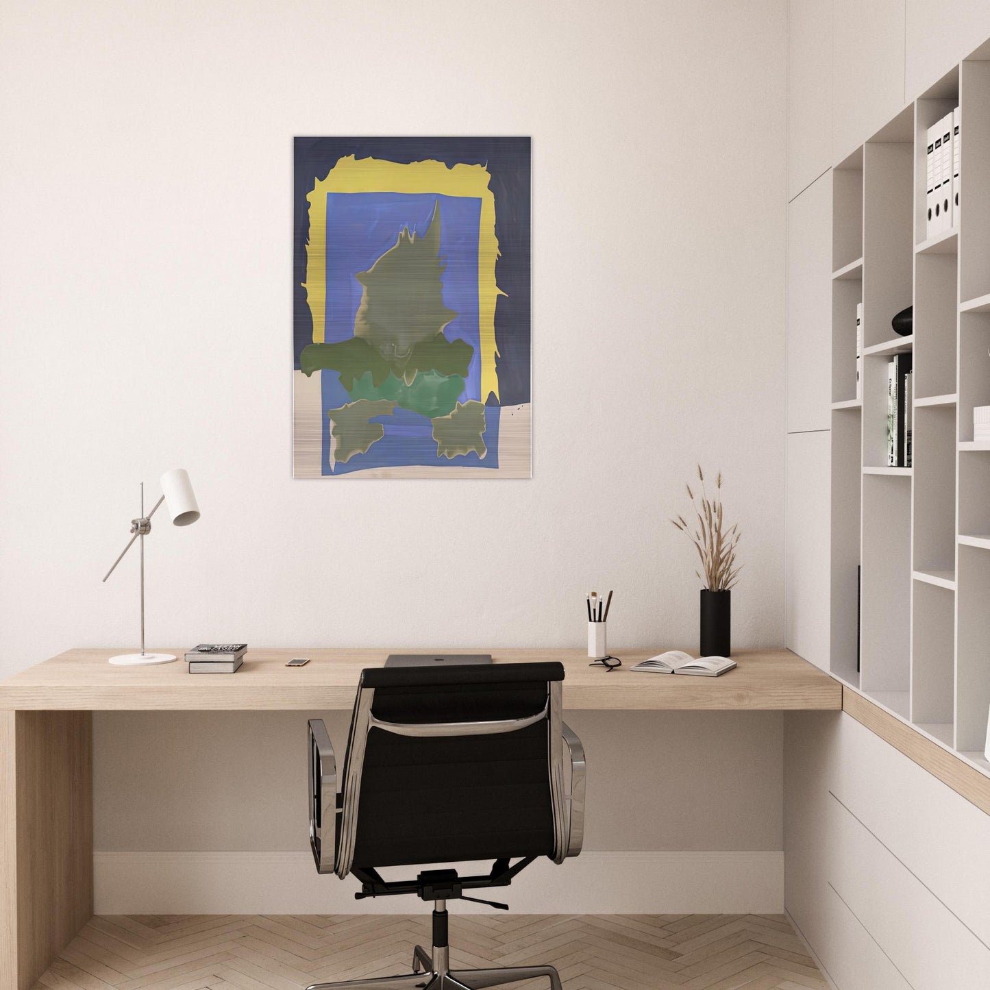 Interior Landscape, 1964- - Helen Frankenthaler Brushed Aluminum Print - 70x100 cm / 28x40 inches | Helen Frankenthaler Aluminum Print | Helen Frankenthaler Prints
