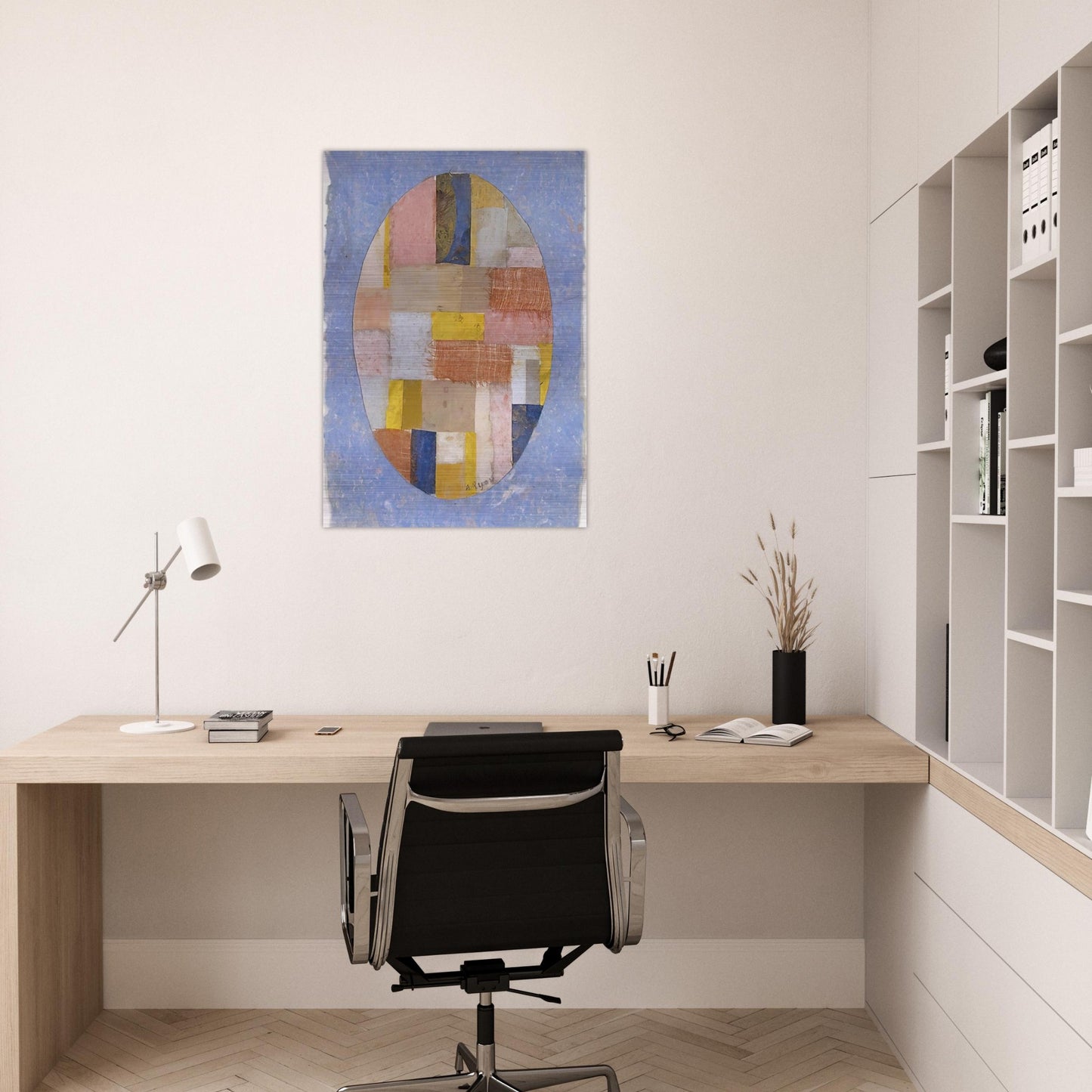 Number 453 - 1952 - Anne Ryan Brushed Aluminum Print - 70x100 cm / 28x40 inches | Anne Ryan Aluminum Print | Anne Ryan Prints