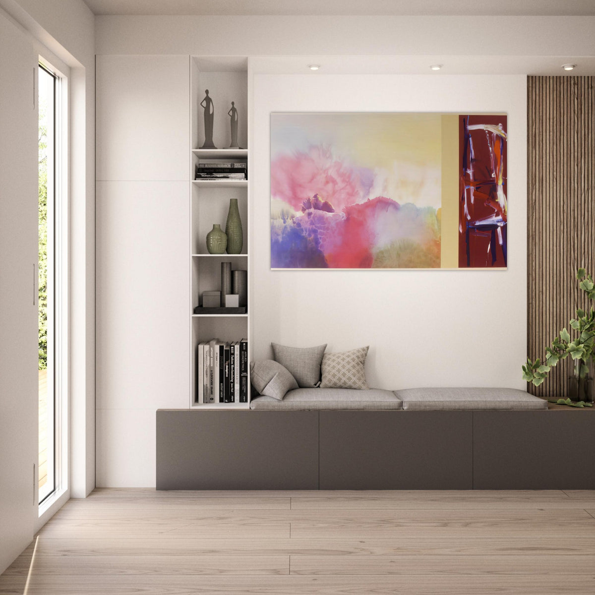 For Sara Teasdale - 1992 - Ronnie Landfield Art Prints - 100x150 cm / 40x60″ inches | Ronnie Landfield Poster | Ronnie Landfield Prints