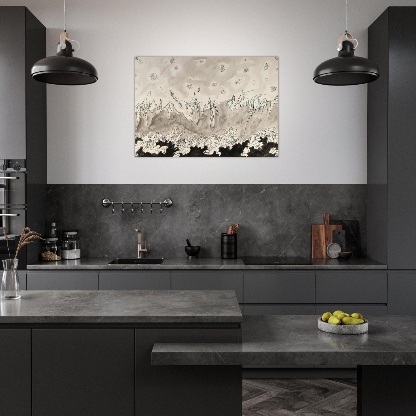 Seascape - 1952 - Gene Davis Acrylic Print - 70x100 cm / 28x40″ inches