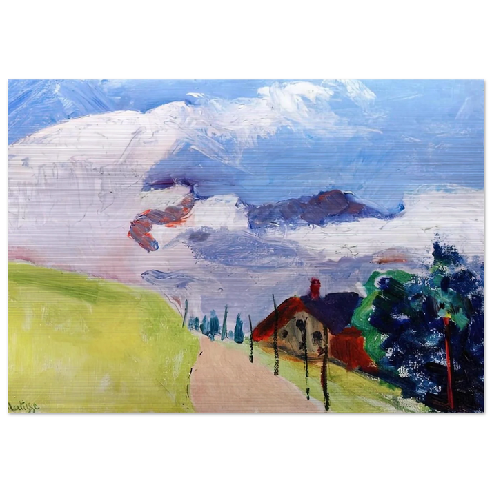 SWISS LANDSCAPE 1901 - Henri Matisse Brushed Aluminum Print - 70x100 cm / 28x40 inches | Henri Matisse Aluminum Print | Henri Matisse Prints