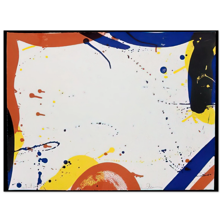 Sam Francis - Abstract Composition SF 61 75x100 cm / 30x40inches Fine Art Poster