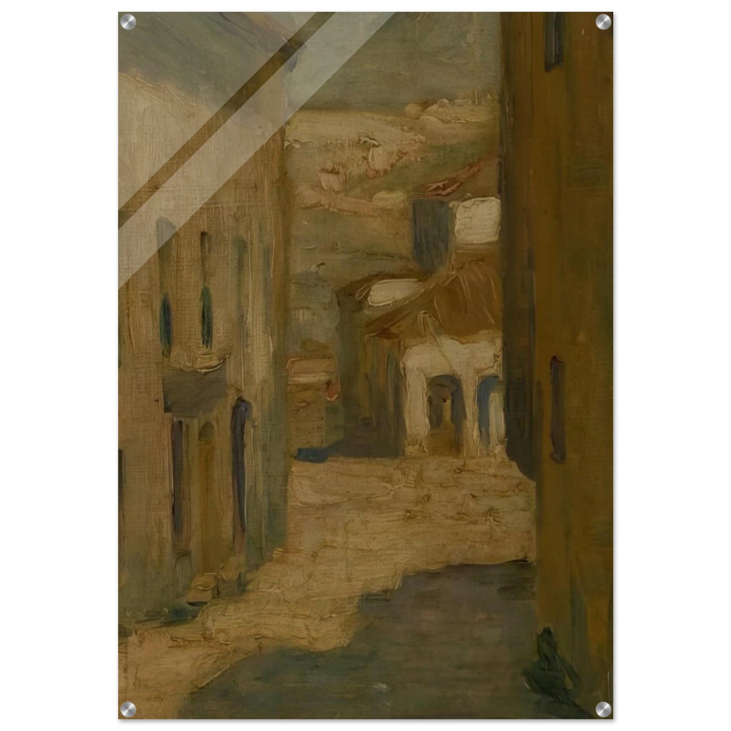 Street of Segovia - Tarsila do Amaral Acrylic Print - 70x100 cm / 28x40″ inches
