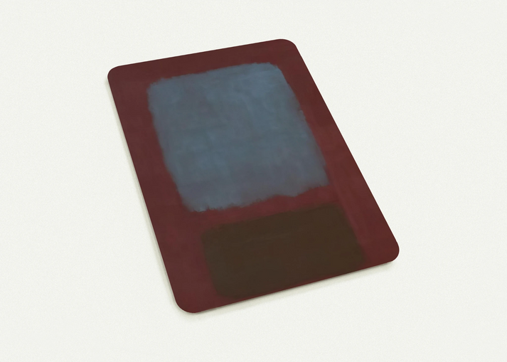No. 37No. 19 Slate Blue and Brown on Plum - 1958 By Mark Rothko Pack of 10 Post Cards | Mark Rothko Post Cards | A6 (10.5 x 14.8 cm) - 4.1 x 5.8 inches