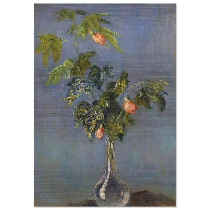 Flowers in a Vase - claude monet Brushed Aluminum Print - 70x100 cm / 28x40 inches | claude monet Aluminum Print | claude monet Prints