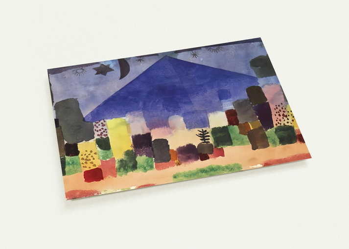 MOUNT NIESEN 1915 By Paul Klee Pack of 10 Post Cards | Paul Klee Post Cards | A6 (10.5 x 14.8 cm) - 4.1 x 5.8 inches