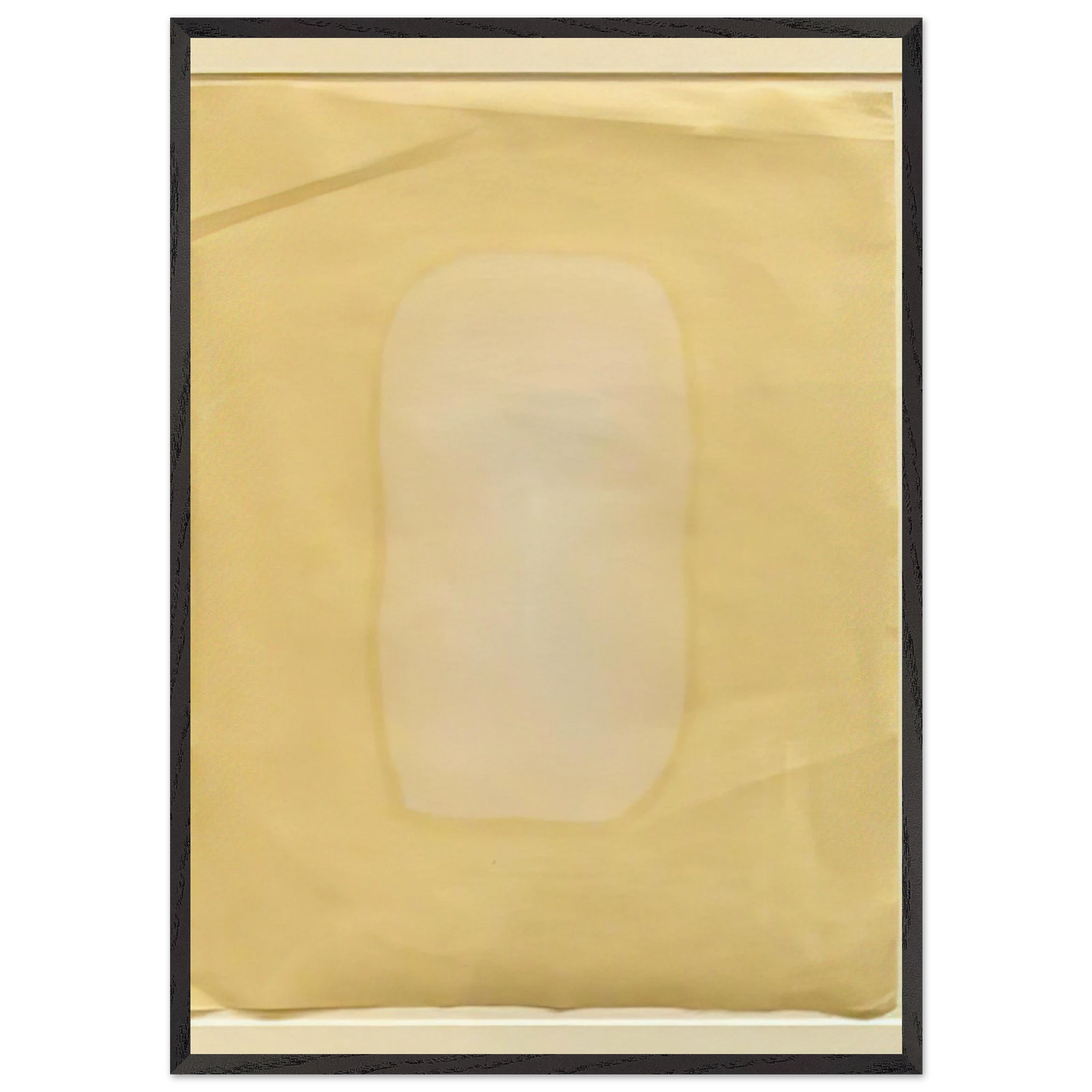 UNTITLED 1965 N2 - Gotthard Graubner 70x100 cm / 28x40 inches Framed Art Print – Black Wooden Frame