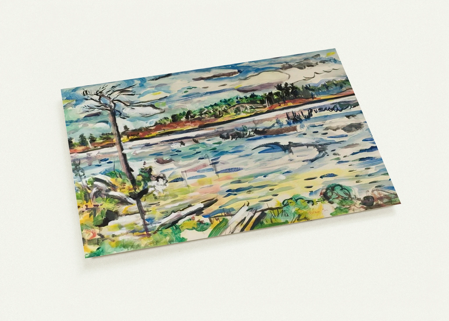 MICHIGAN SUMMER DAYS By Ivan Albright Pack of 10 Post Cards | Ivan Albright Post Cards | A6 (10.5 x 14.8 cm) - 4.1 x 5.8 inches