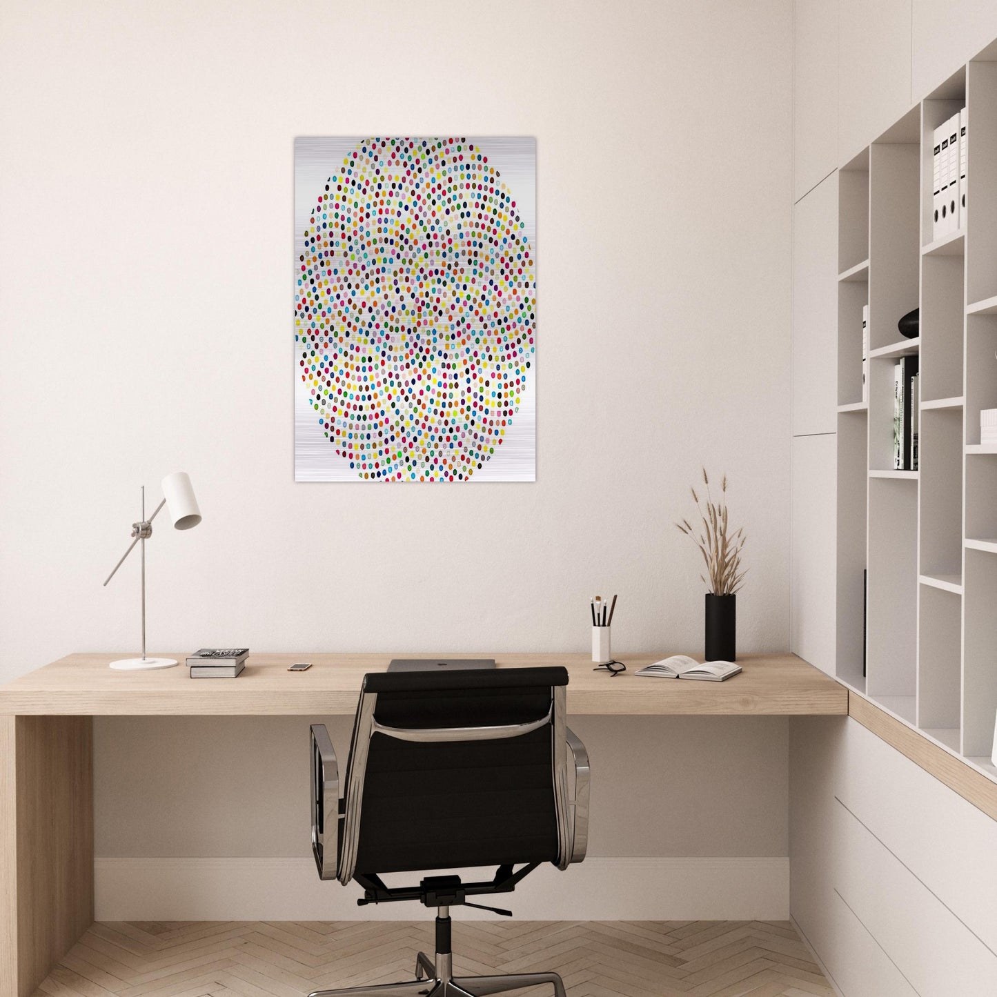 VALIUM - Damien Hirst Brushed Aluminum Print - 70x100 cm / 28x40 inches | Damien Hirst Aluminum Print | Damien Hirst Prints
