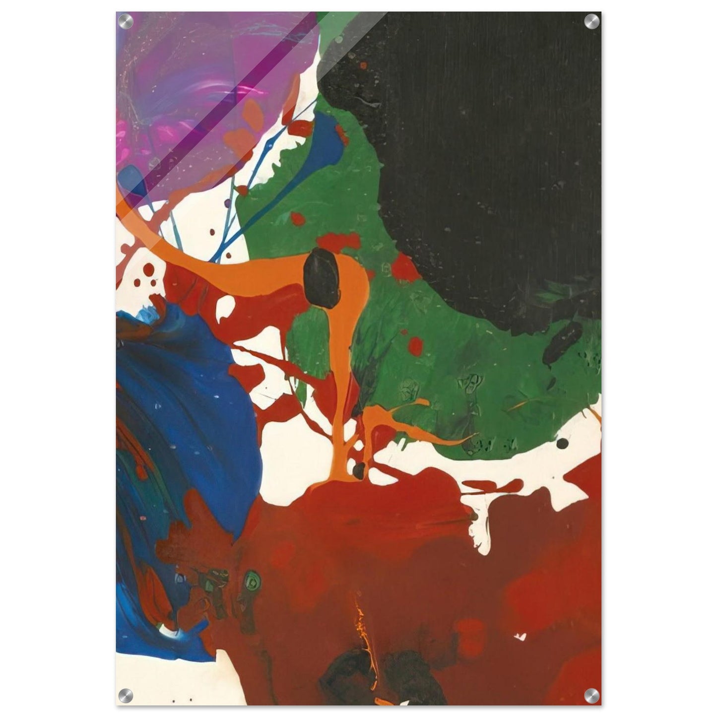 Untitled Los Angeles - Sam Francis Acrylic Print - 70x100 cm / 28x40″ inches