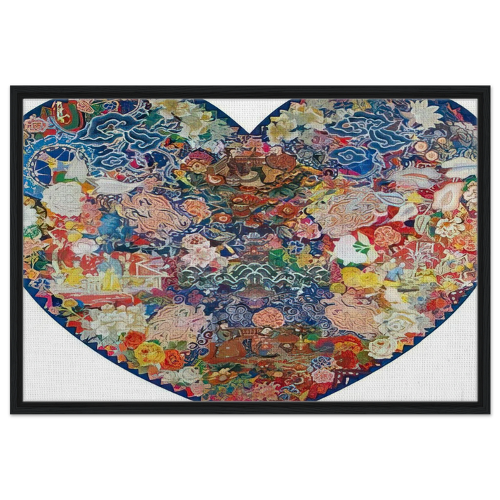 Pagoda - 1982 - Miriam Schapiro Framed Canvas Print