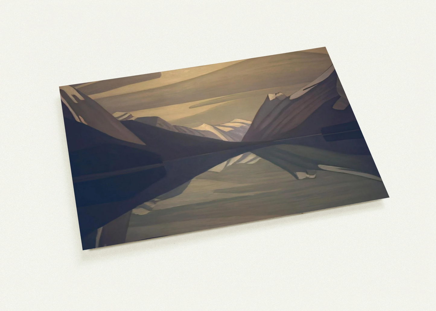 Maligne Lake, Jasper Park - 1924 By Lawren Harris Pack of 10 Post Cards | Lawren Harris Post Cards | A6 (10.5 x 14.8 cm) - 4.1 x 5.8 inches