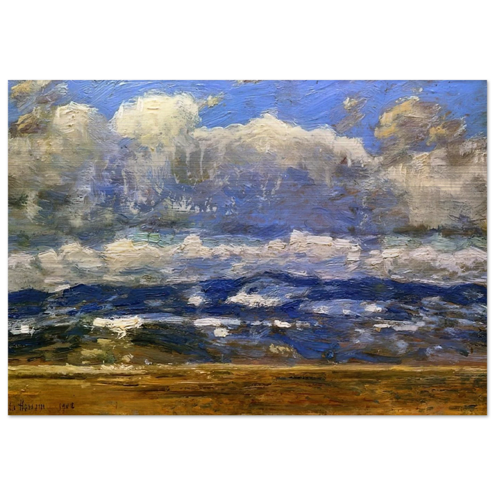 Over the Great Divide - Childe Hassam Brushed Aluminum Print - 70x100 cm / 28x40 inches | Childe Hassam Aluminum Print | Childe Hassam Prints