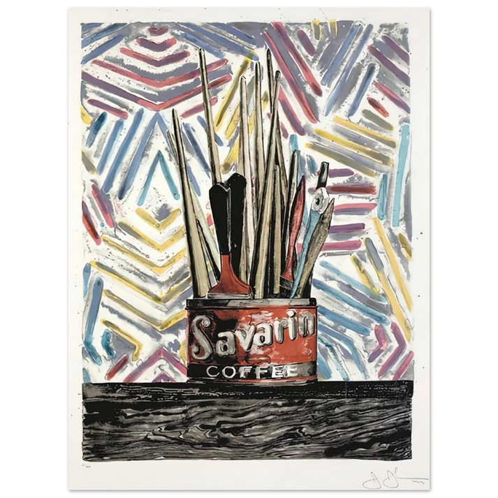 Jasper Johns - SAVARIN ULAE 183 75x100 cm / 30x40inches Fine Art Poster