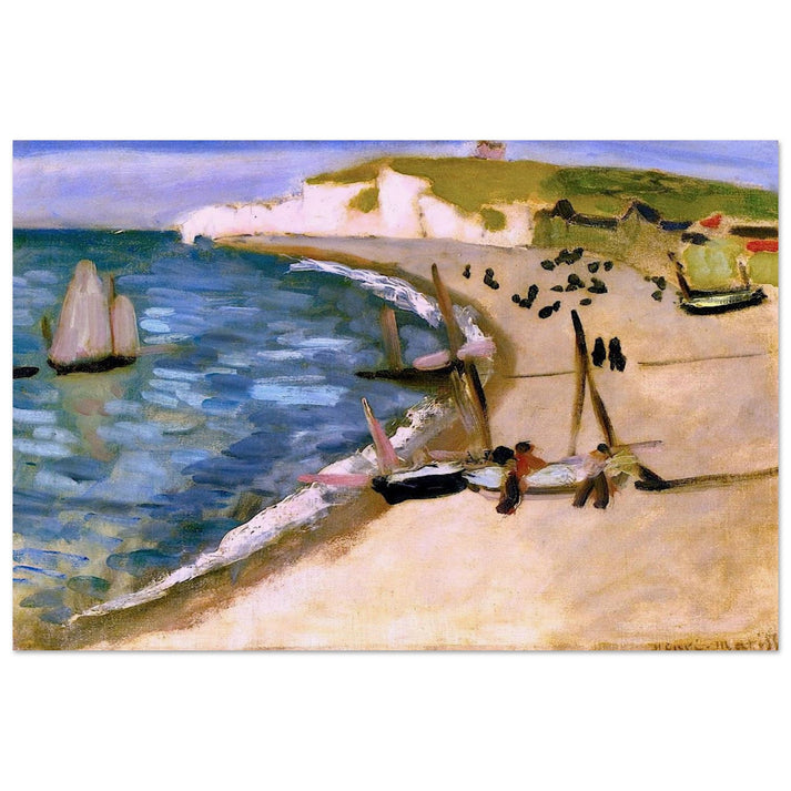 AHT AMONT CLIFFS AT ETRETAT 1921 - Henri Matisse Art Prints - 100x150 cm / 40x60″ inches | Henri Matisse Poster | Henri Matisse Prints