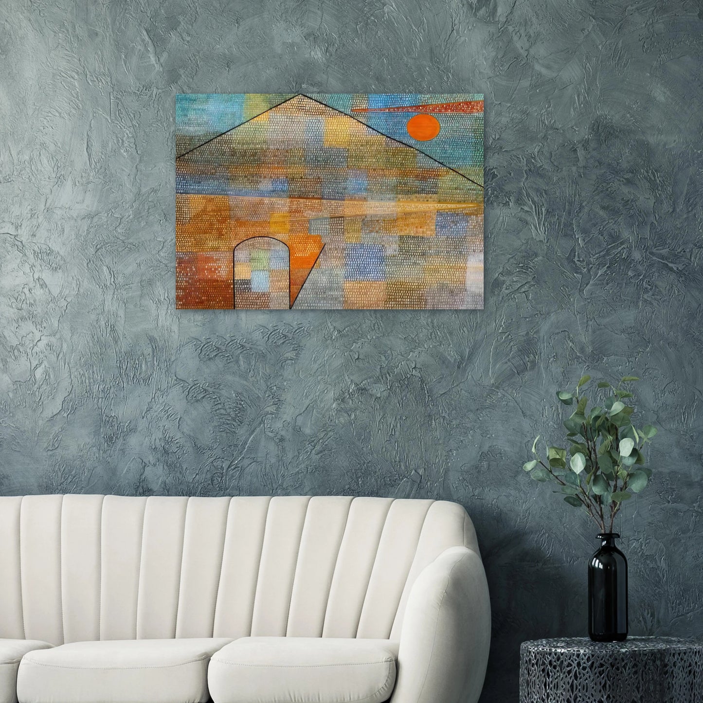 TO THE PARNASSUS 1932 - Paul Klee Brushed Aluminum Print - 70x100 cm / 28x40 inches | Paul Klee Aluminum Print | Paul Klee Prints