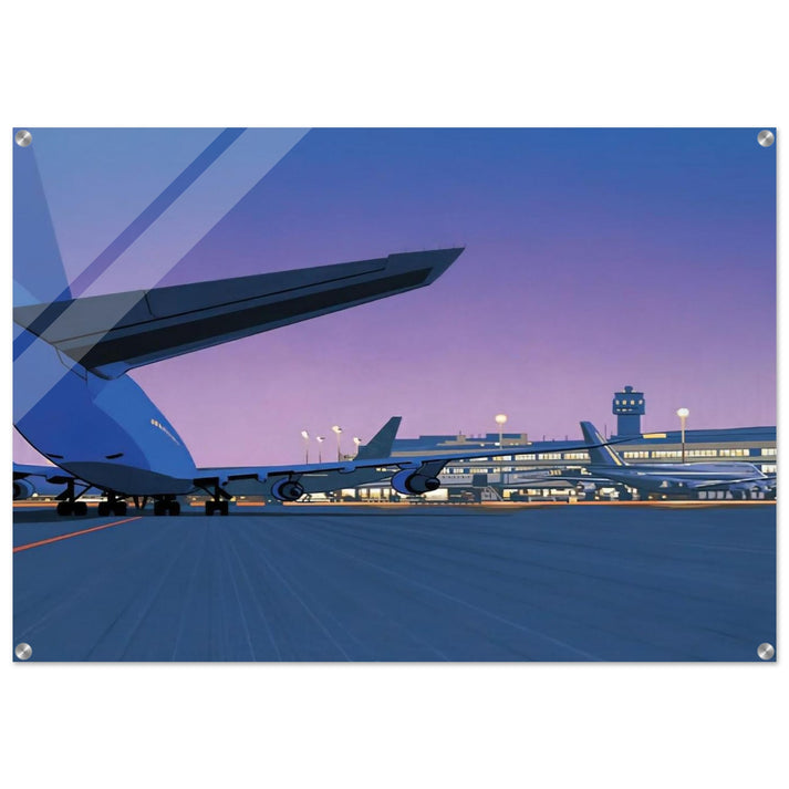 Taxiway - Hiroshi Nagai Acrylic Print - 70x100 cm / 28x40″ inches