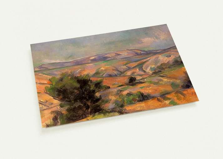 Mount Sainte-Victoire Seen from Gardanne By Paul Cézanne Pack of 10 Post Cards | Paul Cézanne Post Cards | A6 (10.5 x 14.8 cm) - 4.1 x 5.8 inches