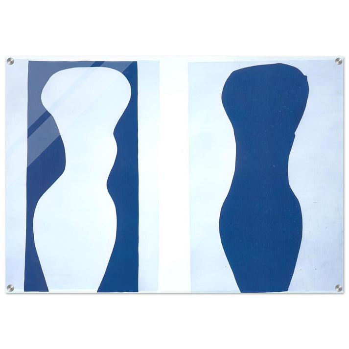 WHITE TORSO AND BLUE TORSO 1944 - Henri Matisse Acrylic Print - 70x100 cm / 28x40″ inches